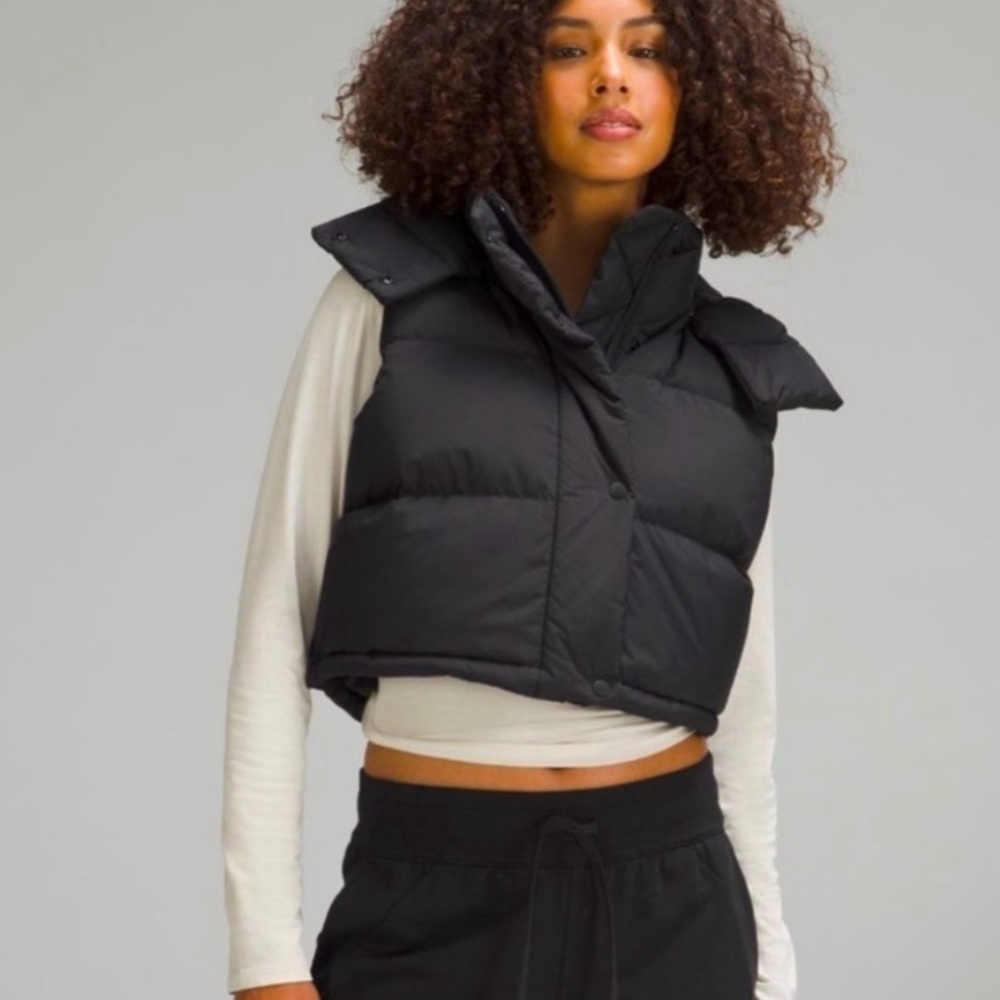 Lululemon Wunder Puff Super-Cropped Vest size 12 NWT